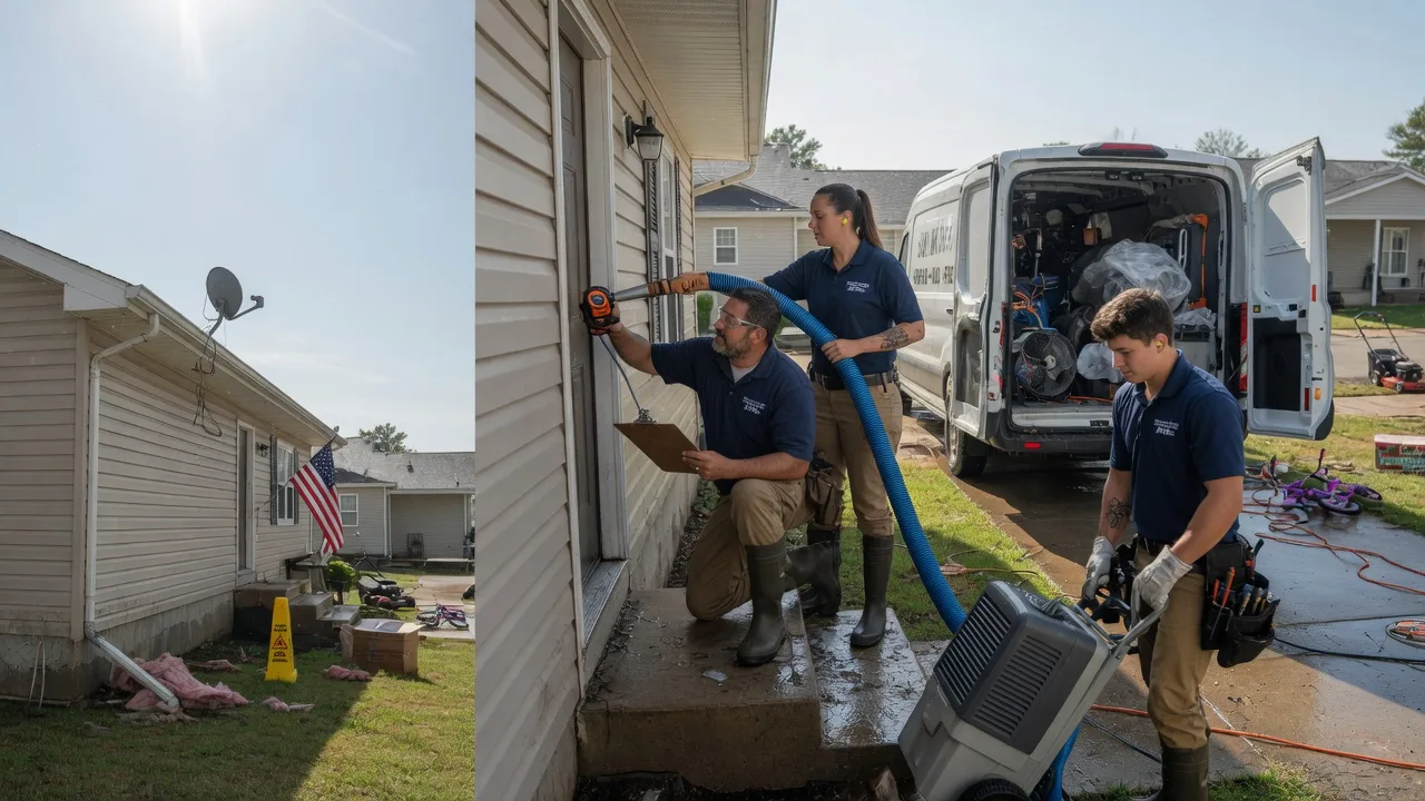 Ceiling Water Damage Restoration in Hickman, TN near me